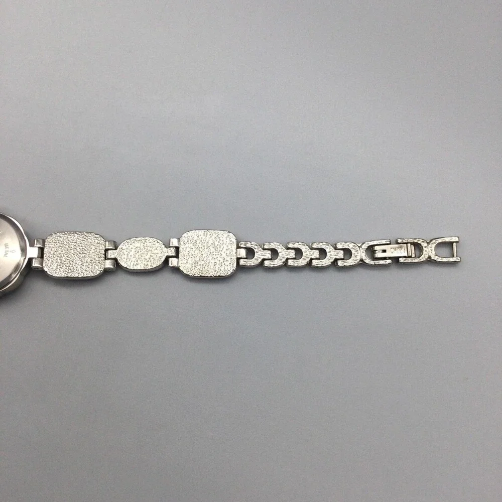 Gruen Womens Watch 21mm Mother Of Pearl Dial Blue Crystal New Battery 8